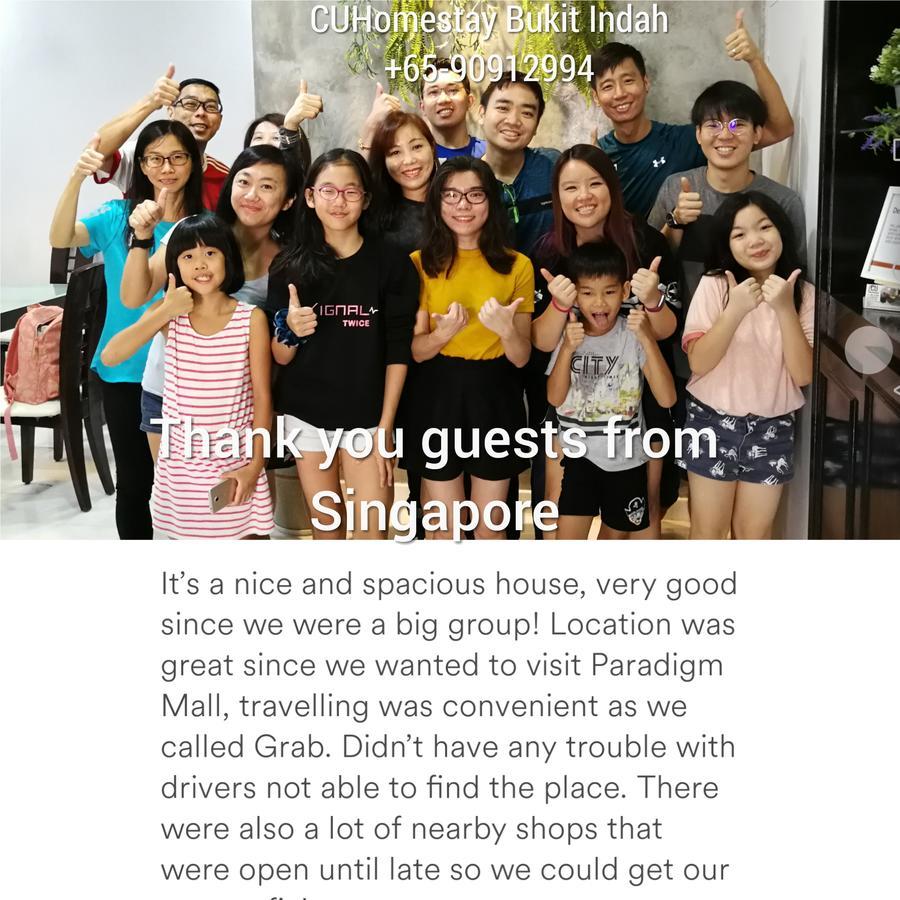 Jb Homestay Bukit Indah Wifi Ciq Mall Legoland Free Parking Johor Bahru Dış mekan fotoğraf